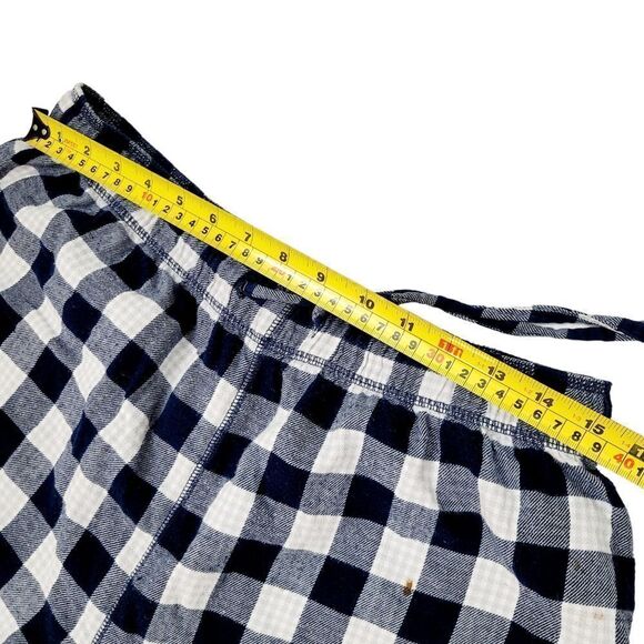 2/$20 Nautica Navy Blue & White Plaid Pattern Sleepwear Pants Size: M - Picture 7 of 8